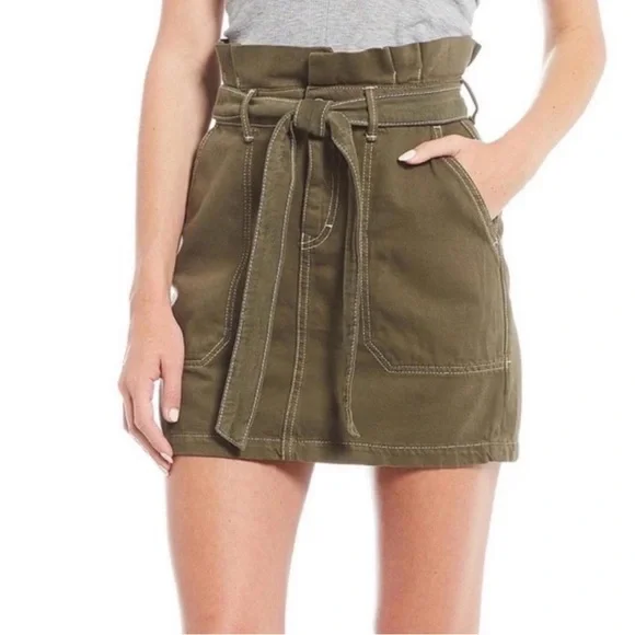 Free People ‘Splendor in the Grass’ Paperbag Skirt - Picture 2 of 6